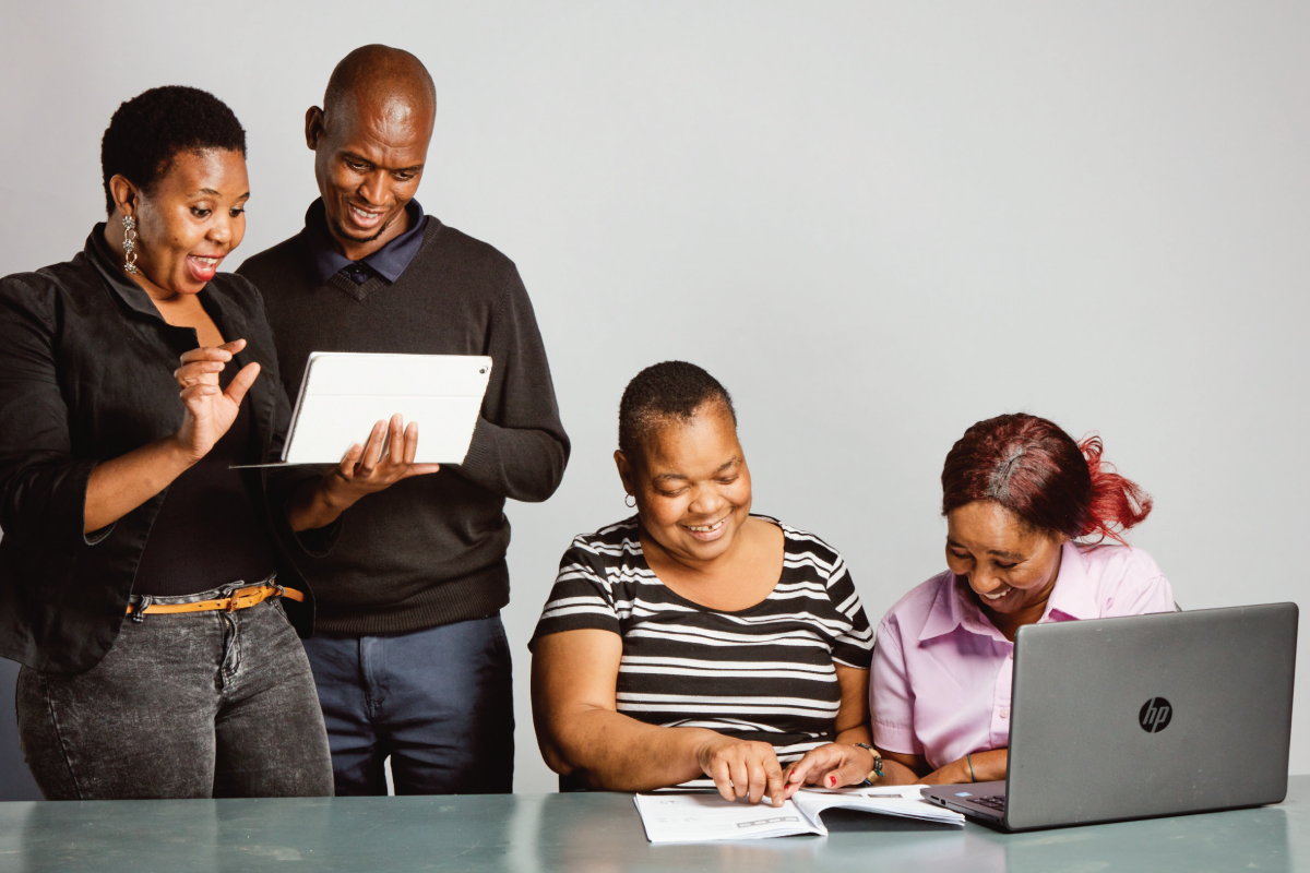 Cotlands ECD personnel learning from e-teaching software