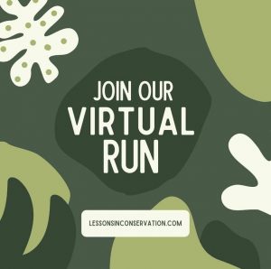 Lessons in Conservation virtual run banner